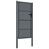 VidaXL Poort 105x250 cm staal antracietkleurig