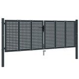 Porta Vidaxl 300x150 cm in acciaio antracite