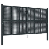 Porta Vidaxl 300x175 cm in acciaio antracite