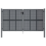 Porta Vidaxl 300x175 cm in acciaio antracite
