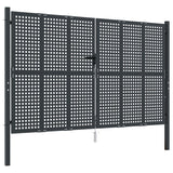 Vidaxl port 300x175 cm steel anthracite -colored