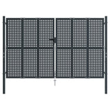 Vidaxl port 300x175 cm steel anthracite -colored