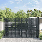 VidaXL Poort 300x200 cm staal antracietkleurig