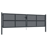 Porta Vidaxl 400x125 cm in acciaio antracite