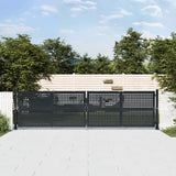 Porta Vidaxl 400x125 cm in acciaio antracite