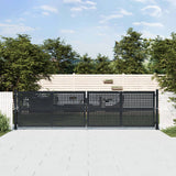 VIDAXL -Port 400x150 cm Stahl Anthrazit -geläutet