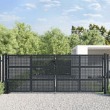 VIDAXL -Port 400x200 cm Stahl Anthrazit -geläutet