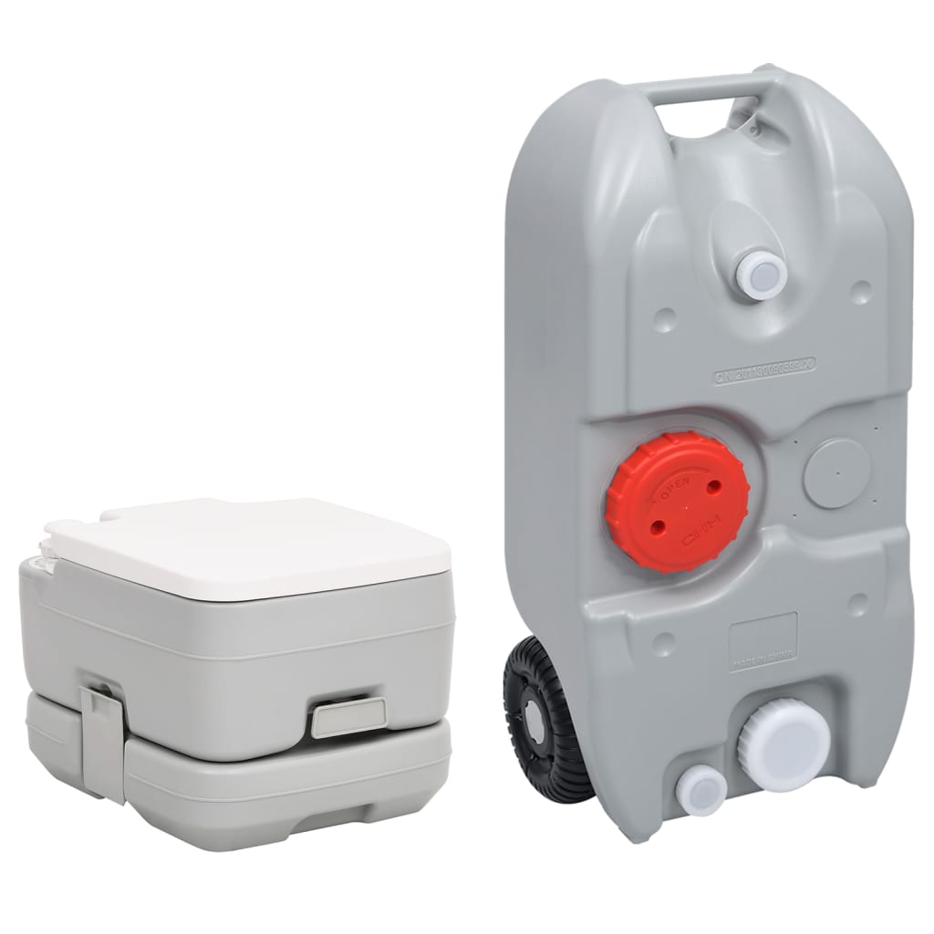 Vidaxl Camping WC e serbatoio dell'acqua Portable