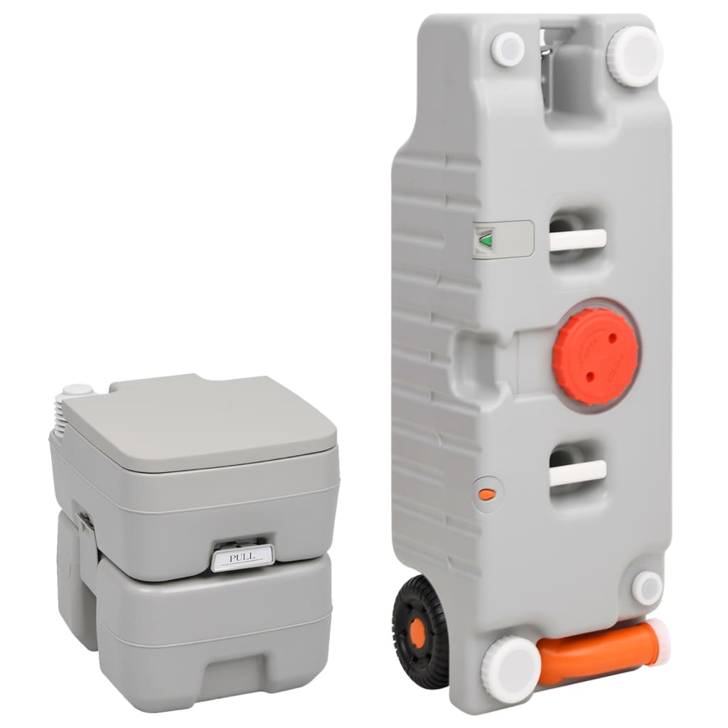 Vidaxl Camping WC e serbatoio dell'acqua Portable