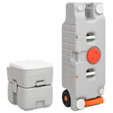 Vidaxl Camping toilet and Water tank set Portable