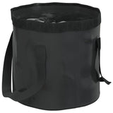 Vidaxl Emmers 2 PCS składanie 30 L PVC Czarna