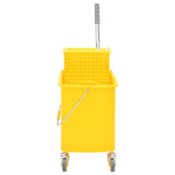 Vidaxl Mopper con escritor y ruedas 20 L Polypropene amarillo