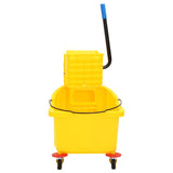 Vidaxl Mop con escritor y ruedas 36 l Polypropene amarillo