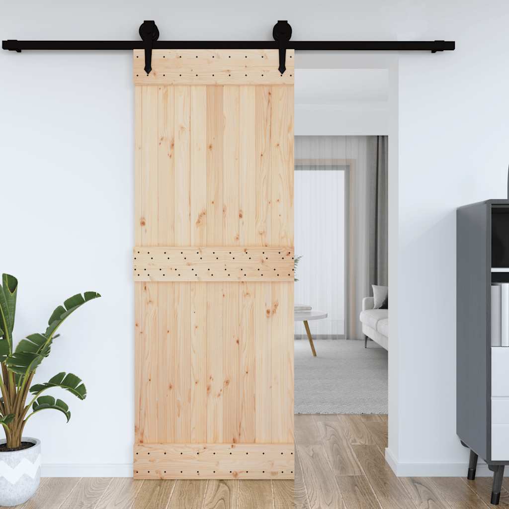 Vidaxl Door Narvik 85x210 cm Solid pine