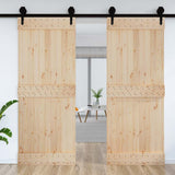Vidaxl Door Narvik 90x210 cm Solid pine