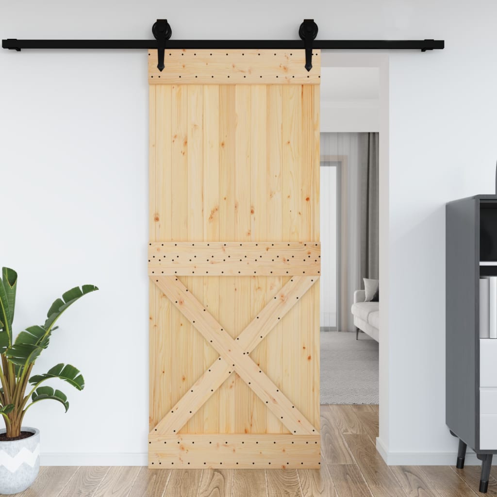 Vidaxl Door Narvik 95x210 cm Solid pine