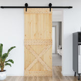 Vidaxl Door Narvik 95x210 cm Solid pine