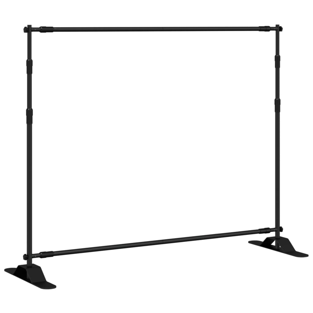 Pozadí vidaxl stojany 2 st 254x243 cm ocel černá