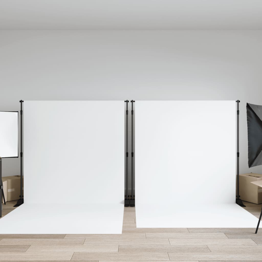 Pozadí vidaxl stojany 2 st 254x243 cm ocel černá