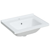 VidaXL Washbasin Rectangular 61x48x19.5 cm Ceramic White