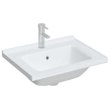 VidaXL Washbasin Rectangular 61x48x19.5 cm Ceramic White