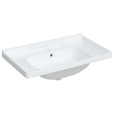 VidaXL Washbasin Rectangular 91.5x48x19.5 cm Ceramic White