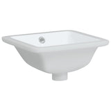 VidaXL Washbasin Rectangular 30.5x27x14 cm Ceramic White