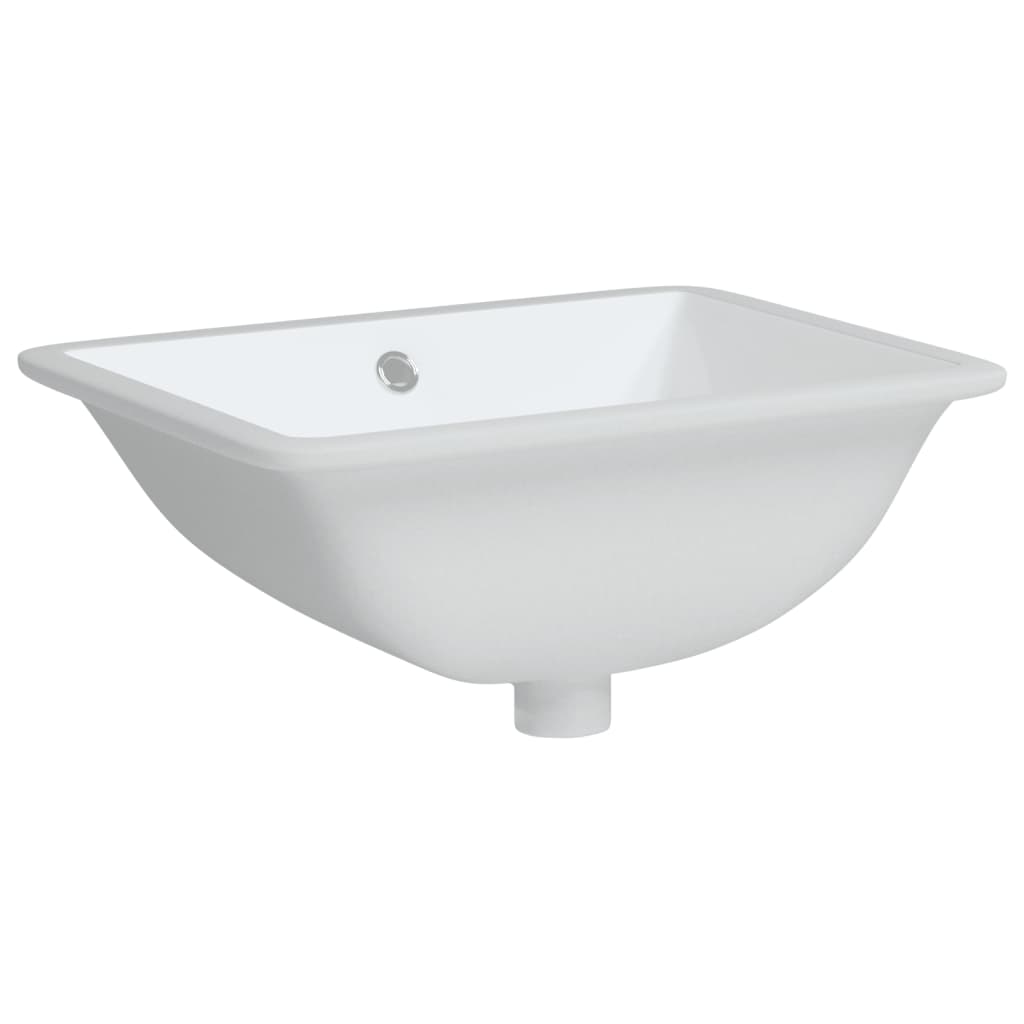 Vidaxl Washbasin Rectangular 47.5x35x19.5 cm bianco ceramico