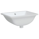 Vidaxl Washbasin Rectangular 47.5x35x19.5 cm bianco ceramico