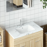 Vidaxl Washbasin Rectangular 47.5x35x19.5 cm bianco ceramico