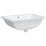 VidaXL Washbasin Rectangular 55.5x37.5x19 cm Ceramic White