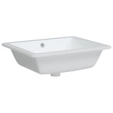 Vidaxl Washbasin rektangulær 50x40.5x18.5 cm keramisk hvid