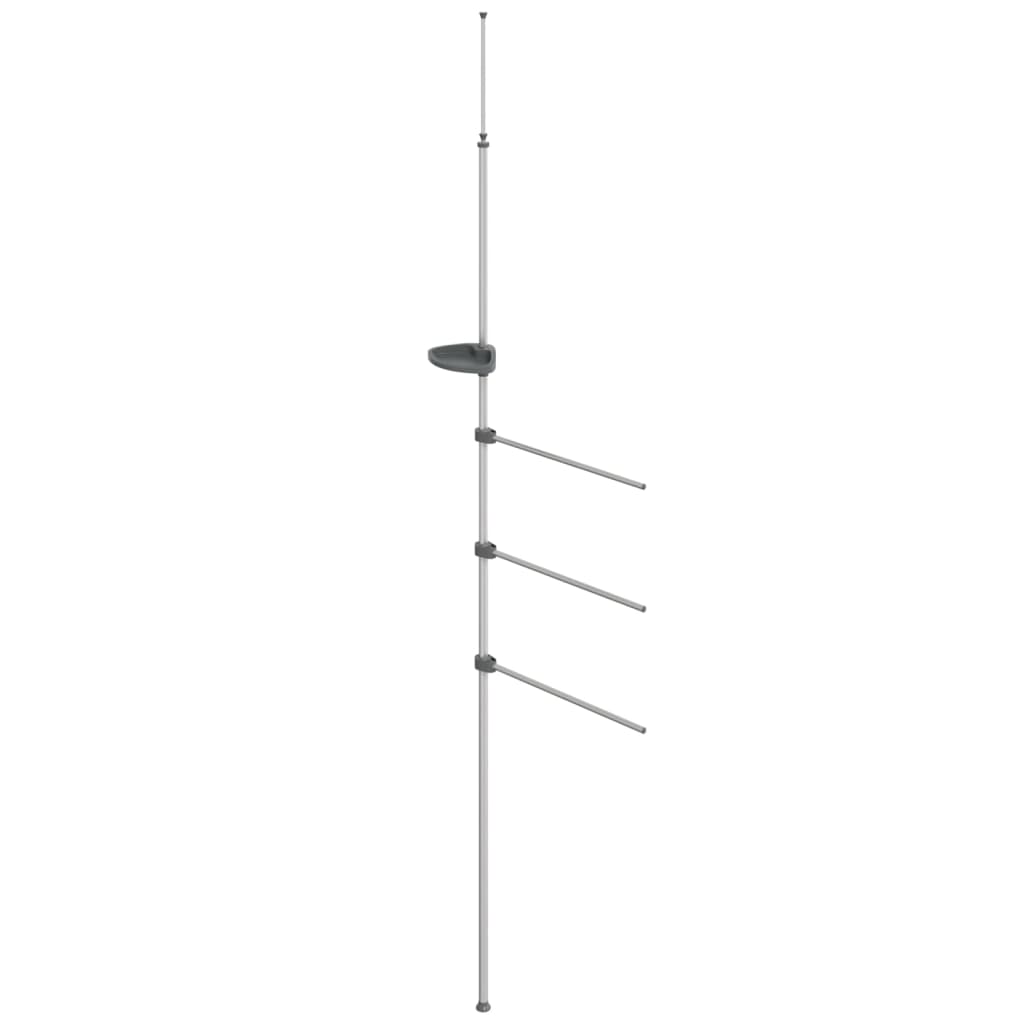BIDAXL THATEL RACK 47X280 CM ALUMINIUM