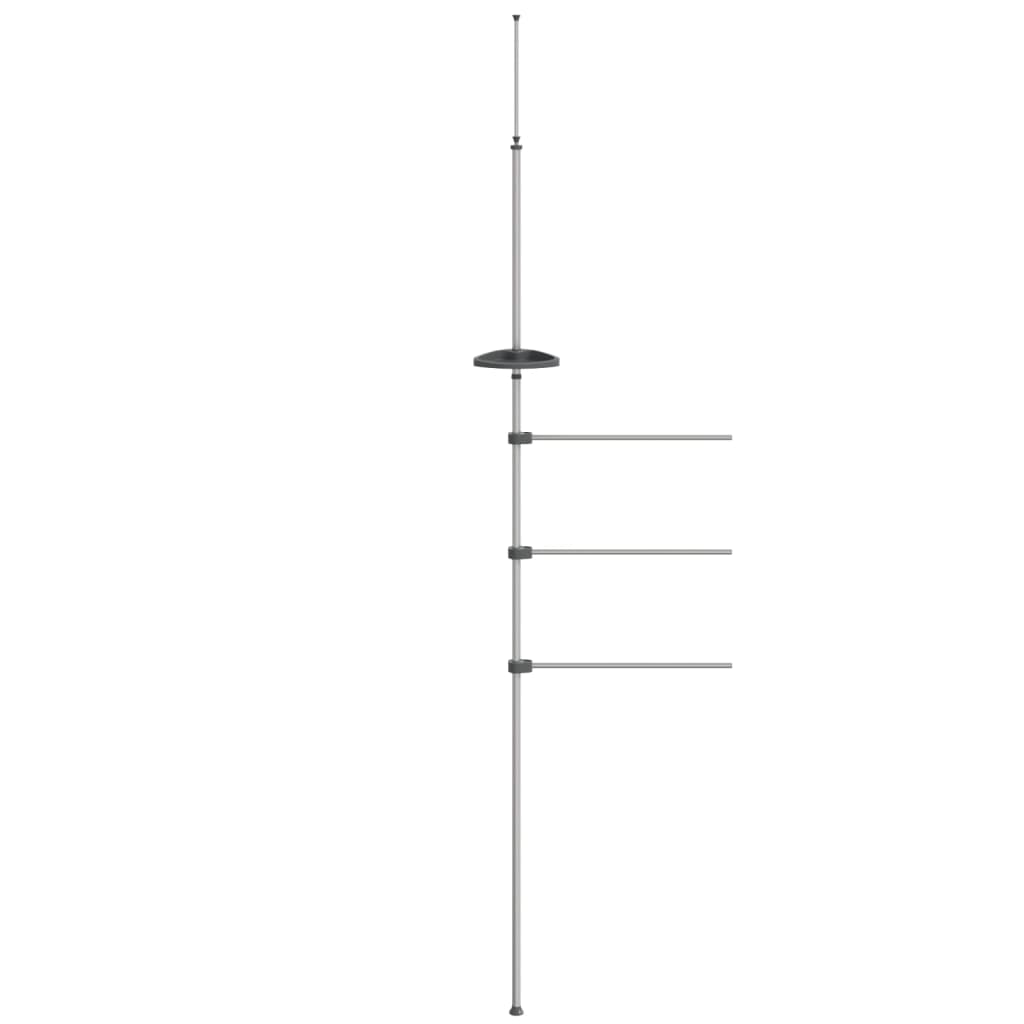 BIDAXL THATEL RACK 47X280 CM ALUMINIUM