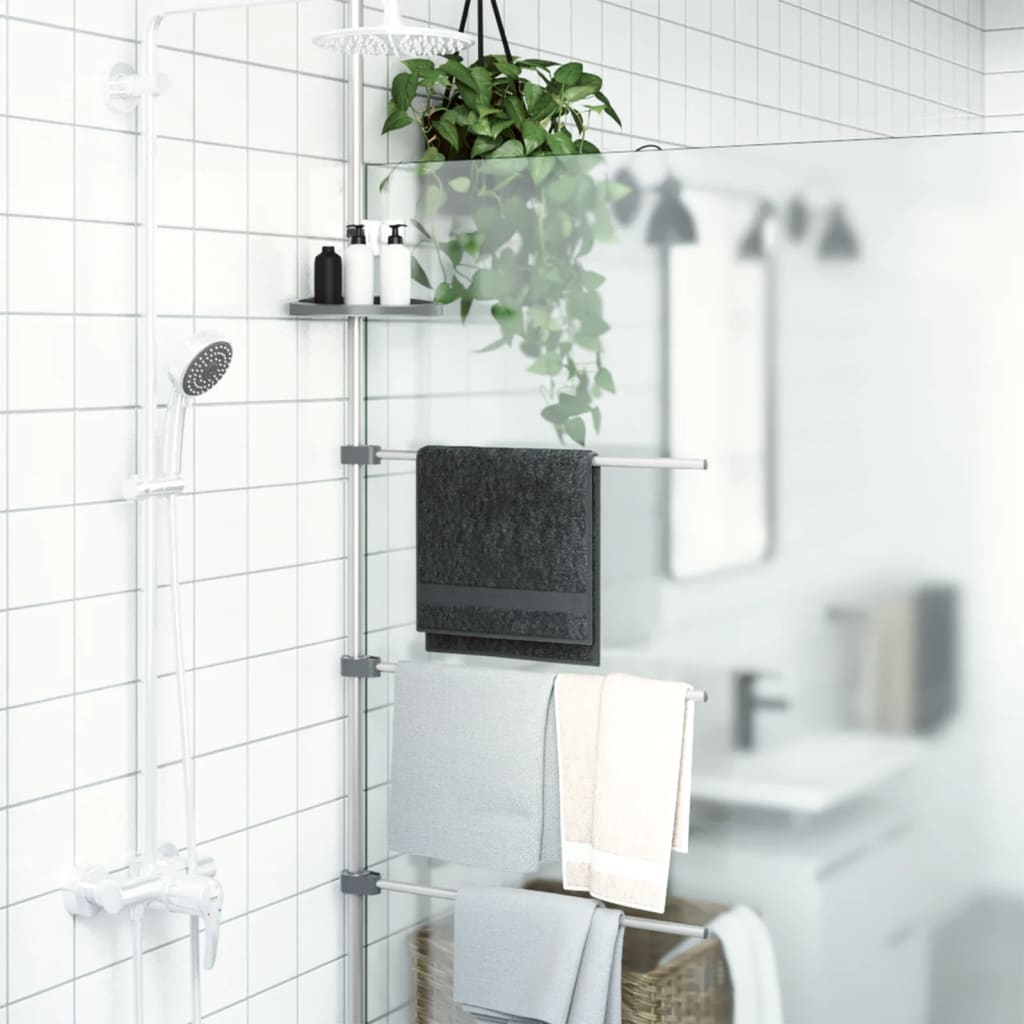 BIDAXL THATEL RACK 47X280 CM ALUMINIUM