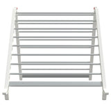 BIDAXL Torkställ för badkar utdragbart 53-90 cm aluminium