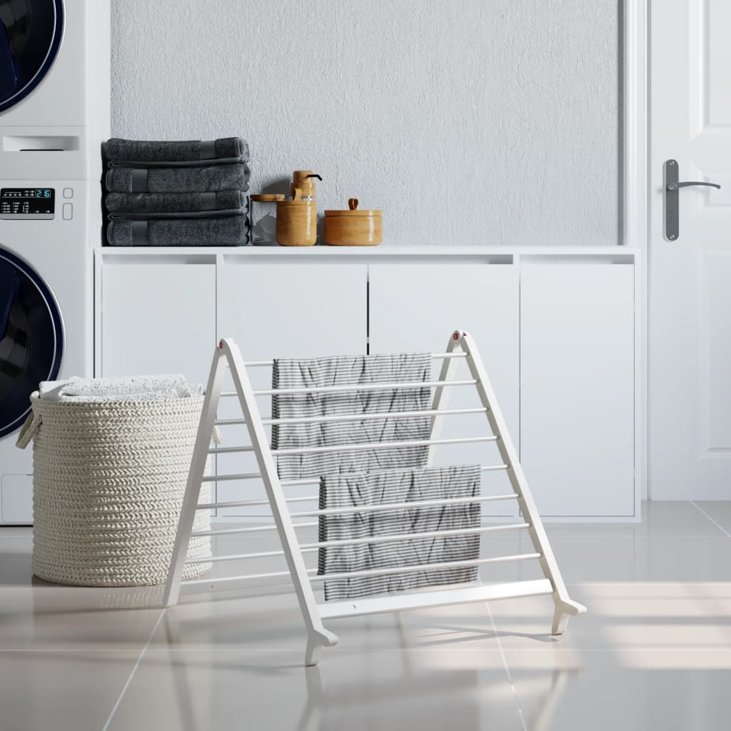 BIDAXL Torkställ för badkar utdragbart 53-90 cm aluminium