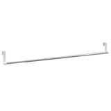 Vidaxl Contain Rails 2 PCS 60-105 cm aluminijasta bela in srebrna obarvana