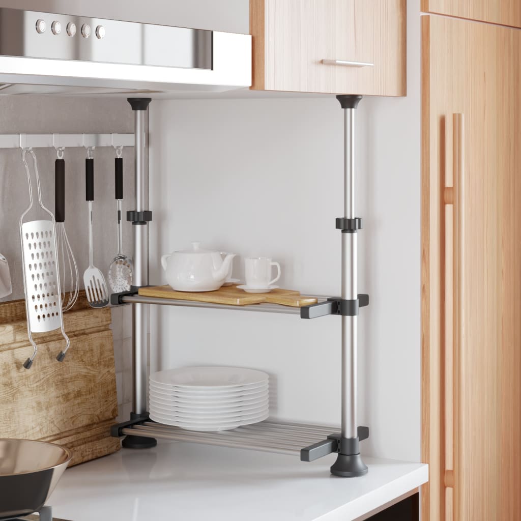 VidaXL Kitchenness 50x25x (50-70) CM Aluminum