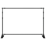 Vidaxl Background Standard 305x243 cm de acero negro