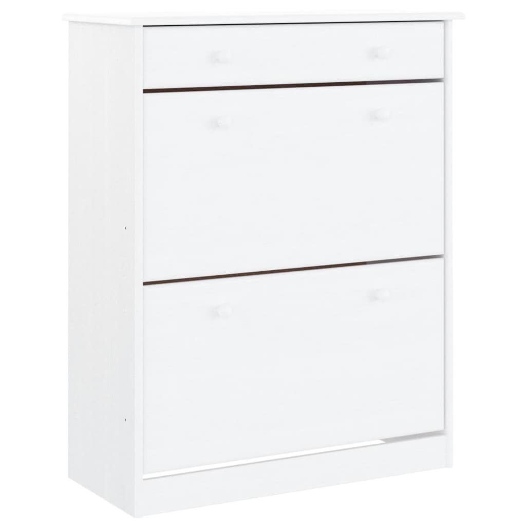 Vidaxl Shoe cabinet Alta 77x35x96 cm Solid pine