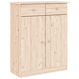 Vidaxl Shoe Cabinet Alta 77x35x96 cm pevná borovice