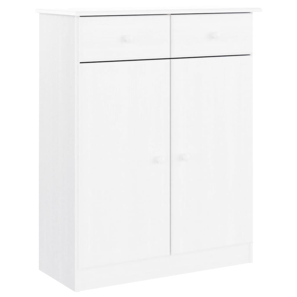Vidaxl Shoe Cabinet Alta 77x35x96 cm pevná borovice