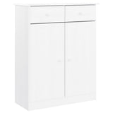 Vidaxl Shoe Cabinet Alta 77x35x96 cm pevná borovice