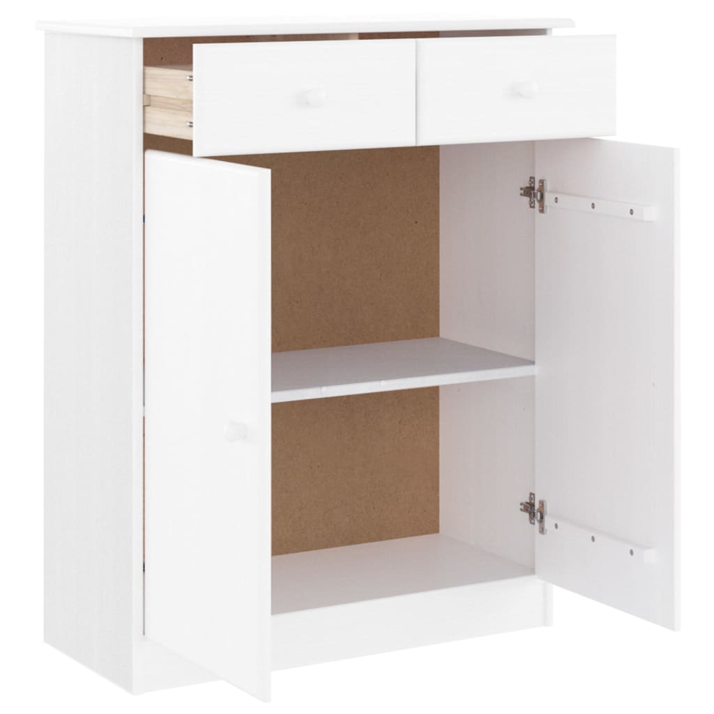 Vidaxl Shoe Cabinet Alta 77x35x96 cm pevná borovice