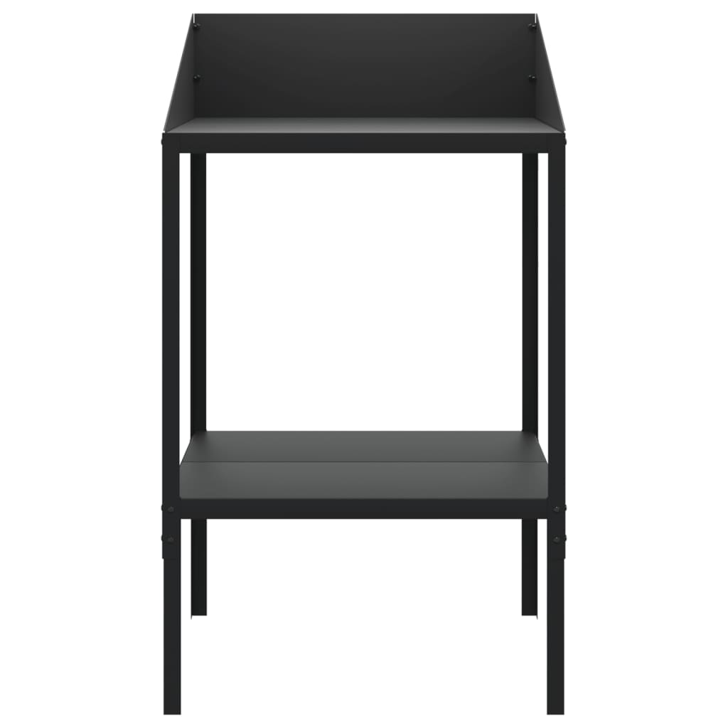 Vidaxl Planz Standard 56.5x54.5x100 cm Galavanitiséiert Stol Anthracit Faarf