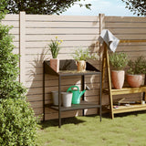 Vidaxl Planz Standard 75.5x54.5x100 cm Galavanitiséiert Stol Anthracite Faarf