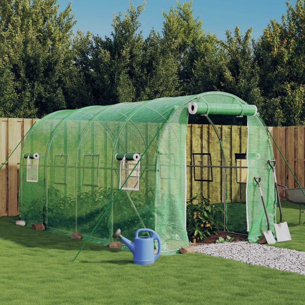 VidaXL TUINKAS with steel frame 8 m² 4x2x2 m