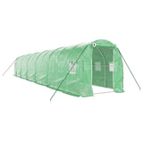 Vidaxl Tuinkas mit Stahlrahmen 24 m² 12 x 2 x 2 grün