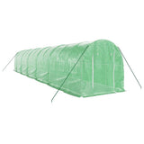 Vidaxl Tuinkas mit Stahlrahmen 24 m² 12 x 2 x 2 grün